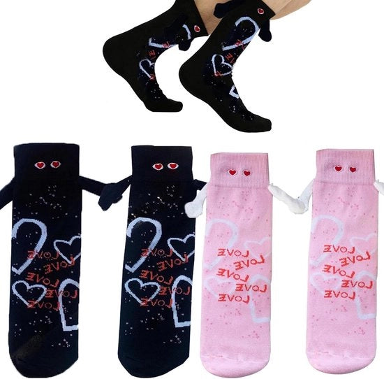Calze da Natale con Disegno Amoroso Grottesco - 2 Pair
