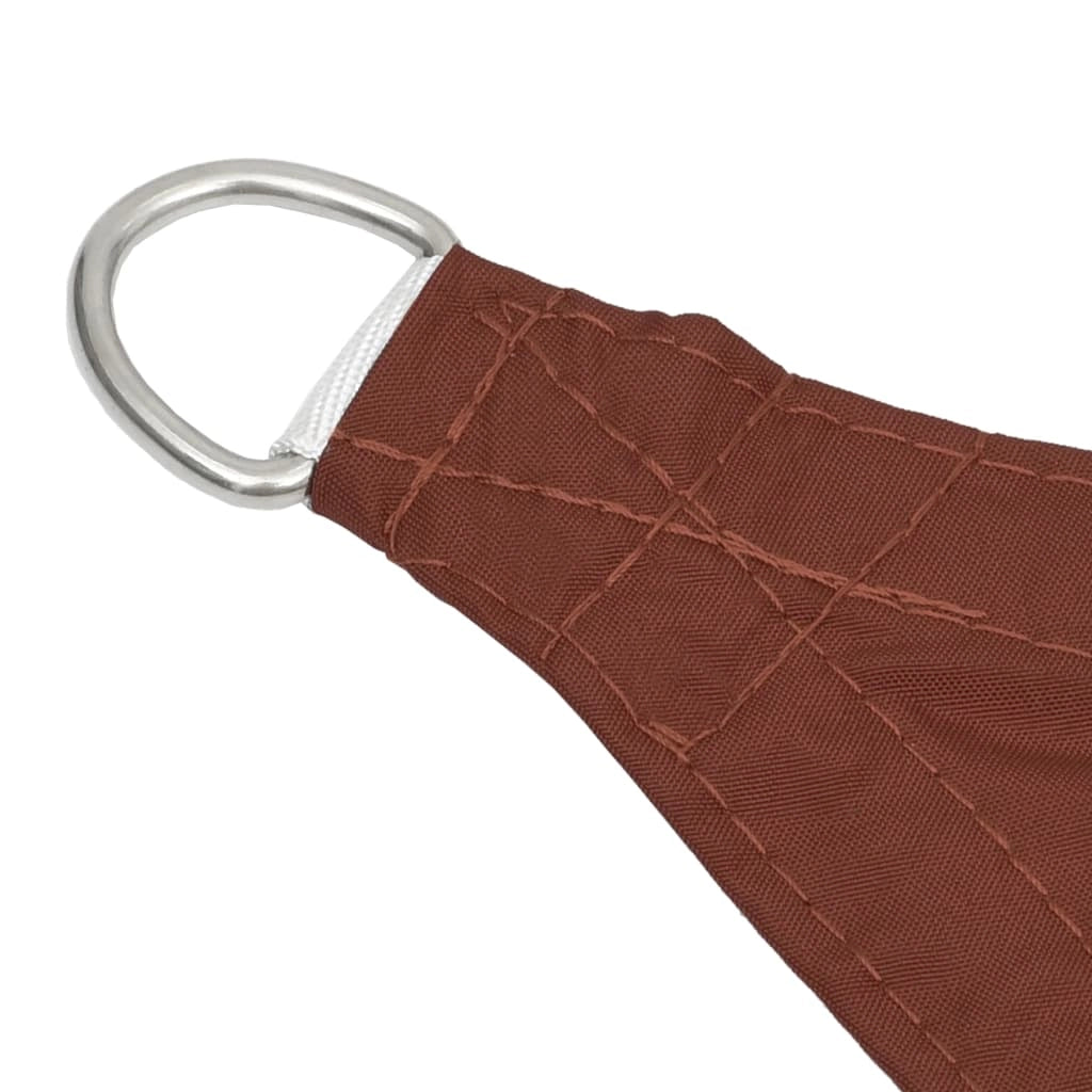 Vela parasole telo parasole quadrato tessuto Oxford 6 x 6 mt terracotta 02_0009534