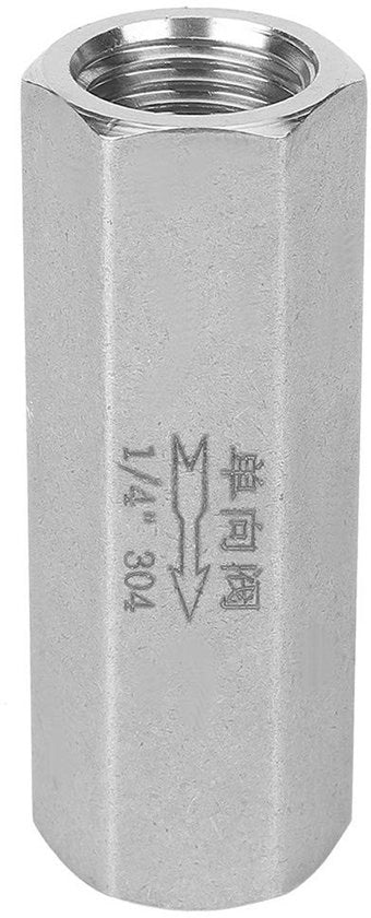Termostato di Ritorno a Alta Temperatura - Bussola Interna 1/4" - Acciaio Inossidabile 304 - Eterogeneo - Adatto per Gas/Acqua/Olio - Valvola di Regolazione