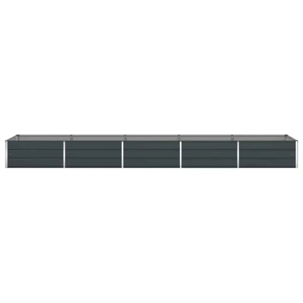 Fioriera Antracite 480 x 100 x 45 cm Acciaio zincato