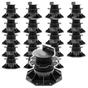 Set 20 supporti per pavimenti galleggianti, altezza regolabile 60-128mm Max 2700 kg, Pavimenti Decking