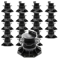 Set 20 supporti per pavimenti galleggianti, altezza regolabile 60-128mm Max 2700 kg, Pavimenti Decking