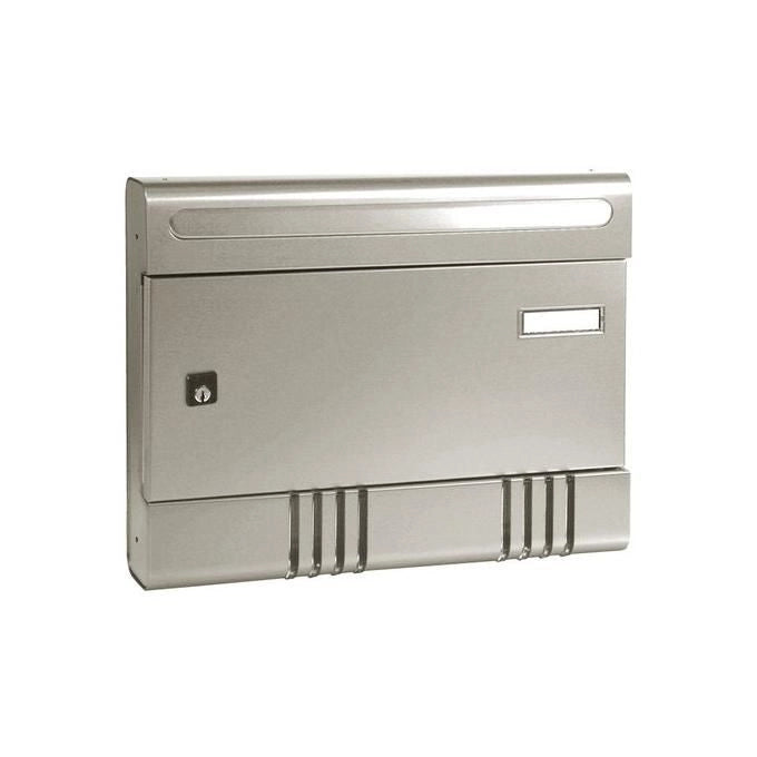 Alubox HORIZONTE Serie Esse Sir E Cassetta Postale Componibile in Alluminio per Esterno colore Argentato