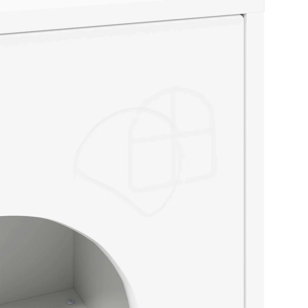 Casa per Gatti Bianco 42,5 x 40 x 53 cm Legno multistrato