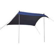 Tenda da spiaggia 200 x 200 x 170 cm blu 03_0011114