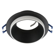 Faretto Ad Incasso Moderno Carosso In Alluminio Nero 1 Luce Gu10 35W