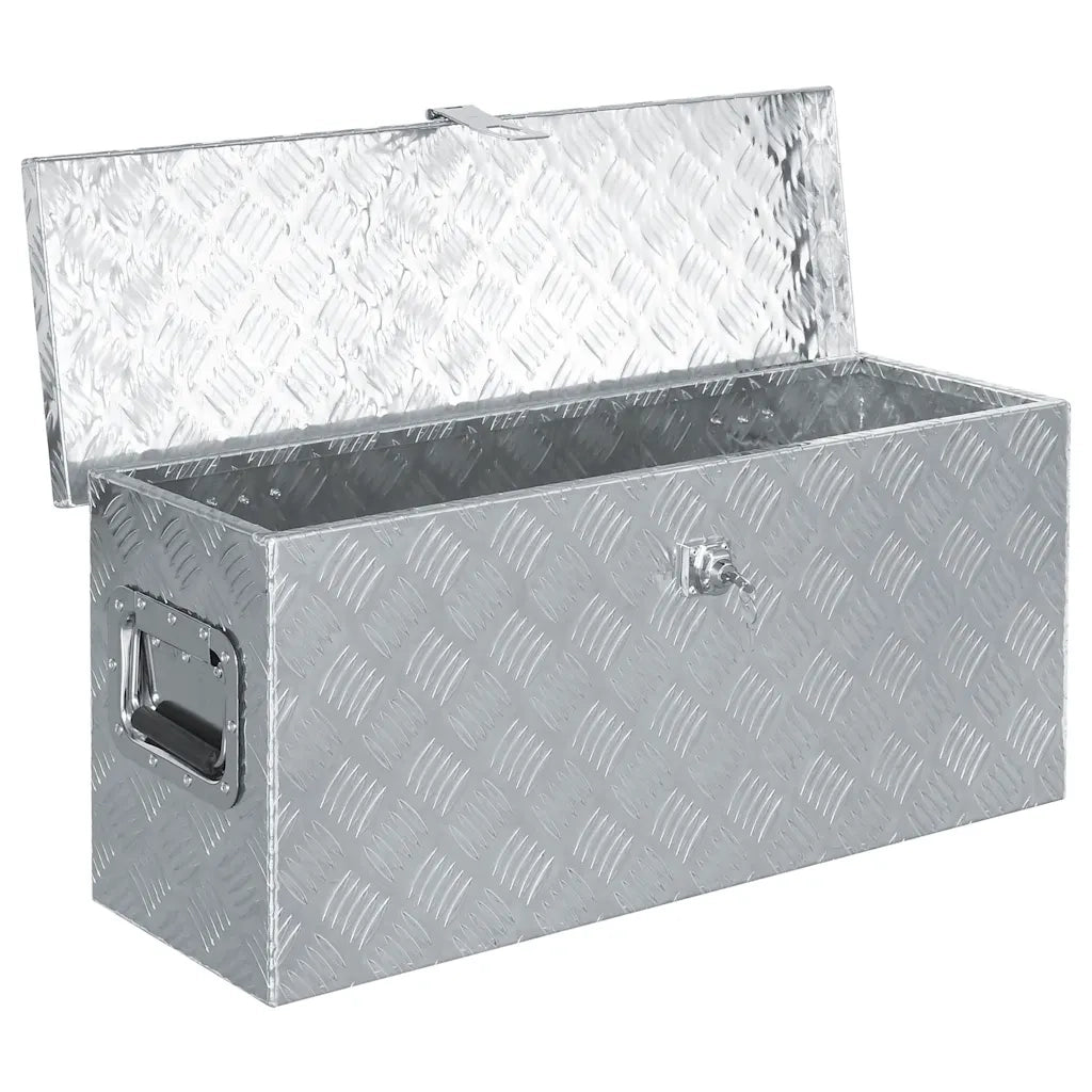 Cassetta in Alluminio 76,5x26,5x33 cm Argento CFW7136419