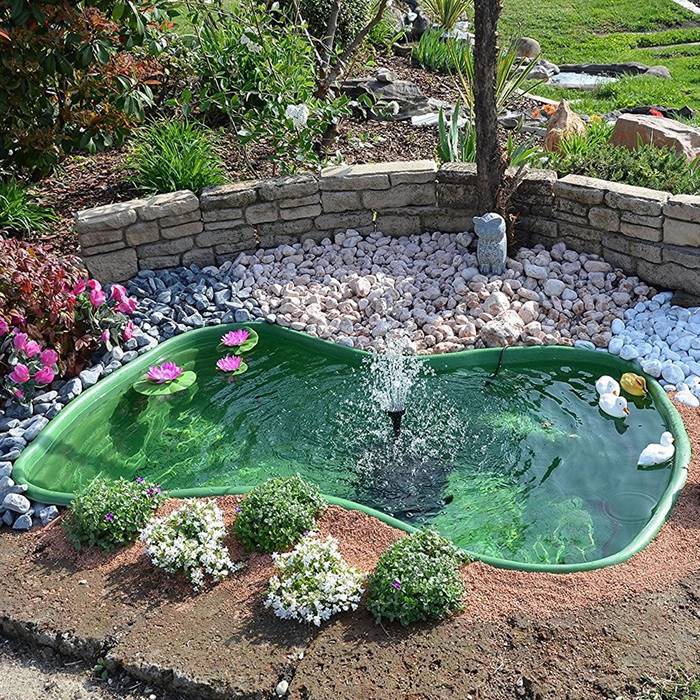 Laghetto bolsena con pompa crystal uvc da 9 watt giardino arredo esterno