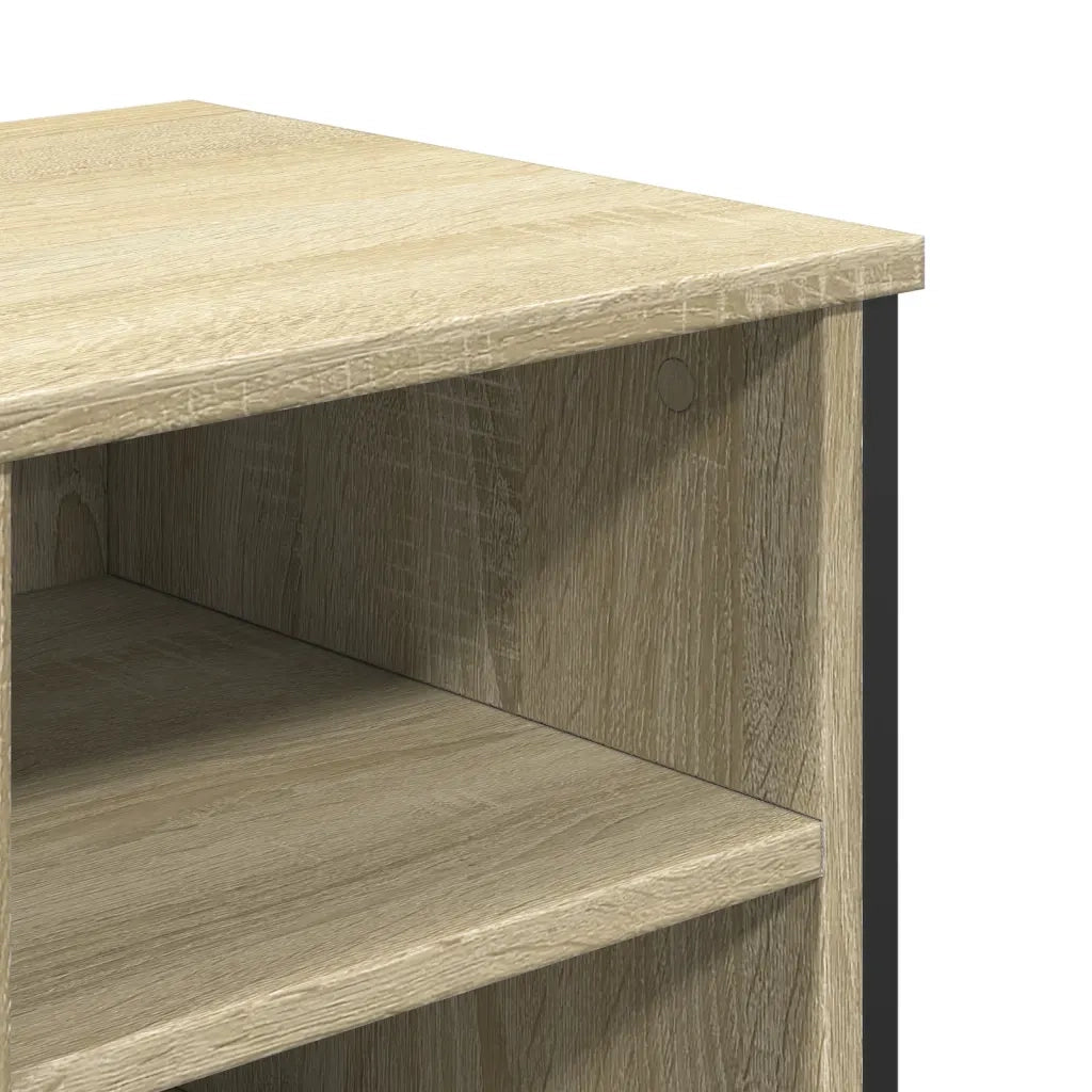 Mobile Lavabo Bagno Rovere Sonoma 91x35x60 cm in Truciolato 848665