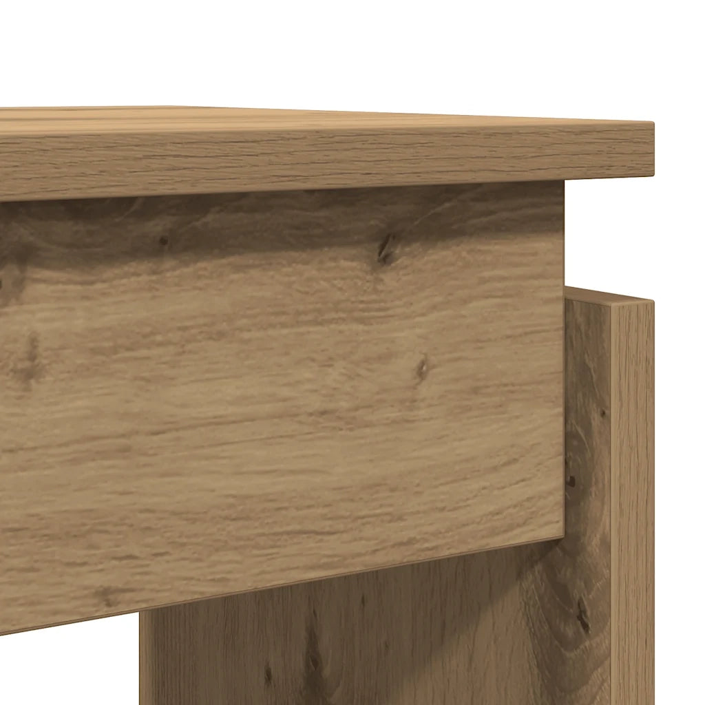 Tavolo Consolle Rovere Artigianale 102x30x80 cm in Truciolato 856627