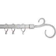 SCORRITENDA A STRAPPO 'ONDA' 120/210 cm - Bianco/Oro