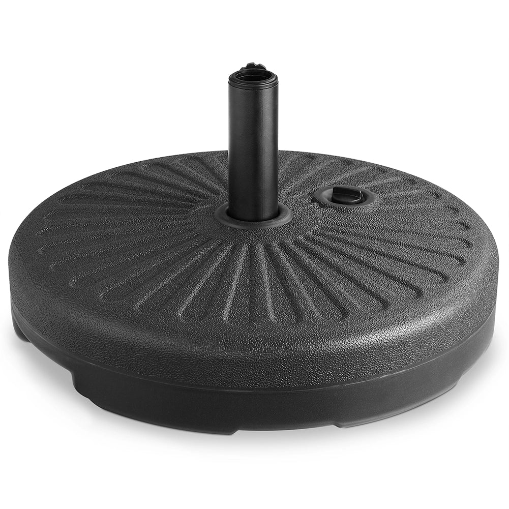 Base Ombrellone da Giardino Spiaggia Riempimento Acqua 28 kg Anti Capovolgimento