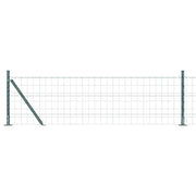 Recinzione da Giardino | Recinzione con Posto Verde 0,6 x 25 m Acciaio e PVC