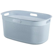 Keter CESTA PORTABIANCHERIA FILO 59X39XH27CM BLU PIETRA