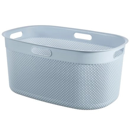 Keter CESTA PORTABIANCHERIA FILO 59X39XH27CM BLU PIETRA