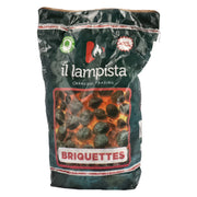 BRICCHETTE DI CARBONE VEGETALE PER GRILL 'IL LAMPISTA' Kg 3 ca.  - Senza Marca