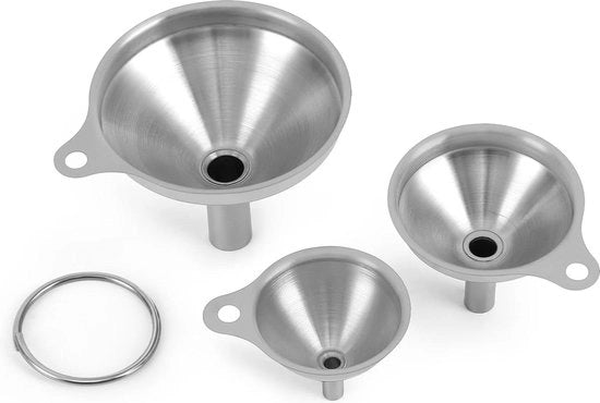 Contenitore per liquidi - Mini-schiumaio in acciaio inossidabile - Schiumaio da cucina stivabile - Trasferimento di liquidi e polveri - 45 55 75 cm Contenitore per liquidi