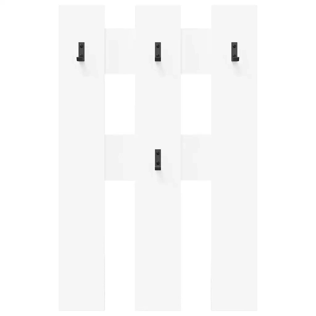 Appendiabiti a muro Bianco 65 x 3 x 100 cm Legno multistrato 874499