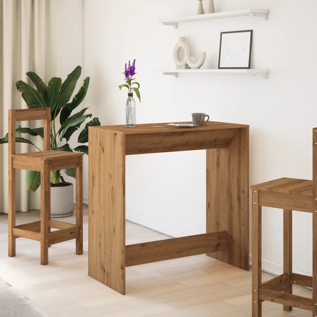 Tavolo Bar Rovere Artigianale 102x50x103,5 cm Legno Multistrato 854435