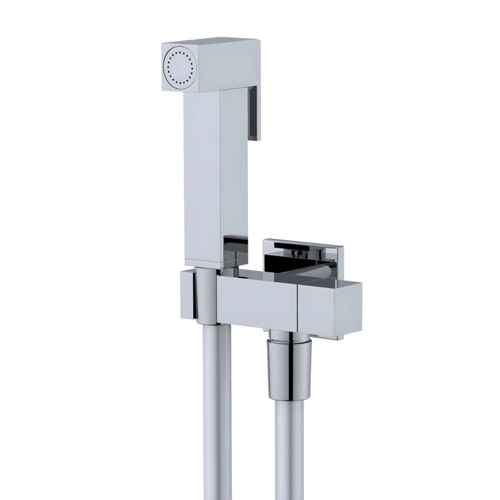 Idroscopino wc doccetta ottone portatile shutoff monogetto con leva ogomondo kit *** finitura- cromato quadro, confez...