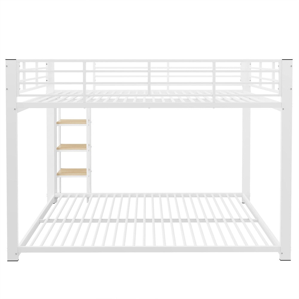 Letto a castello ¨C Minimal ¨C bianco metallo 140x200cm