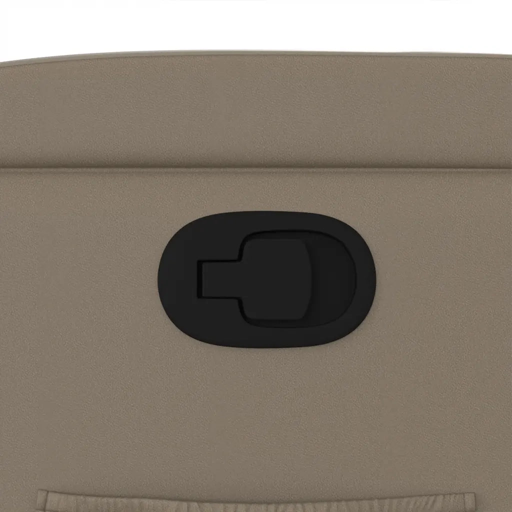 Divano Sedia-Poltrona Reclinabile Cappuccino in Similpelle 846667