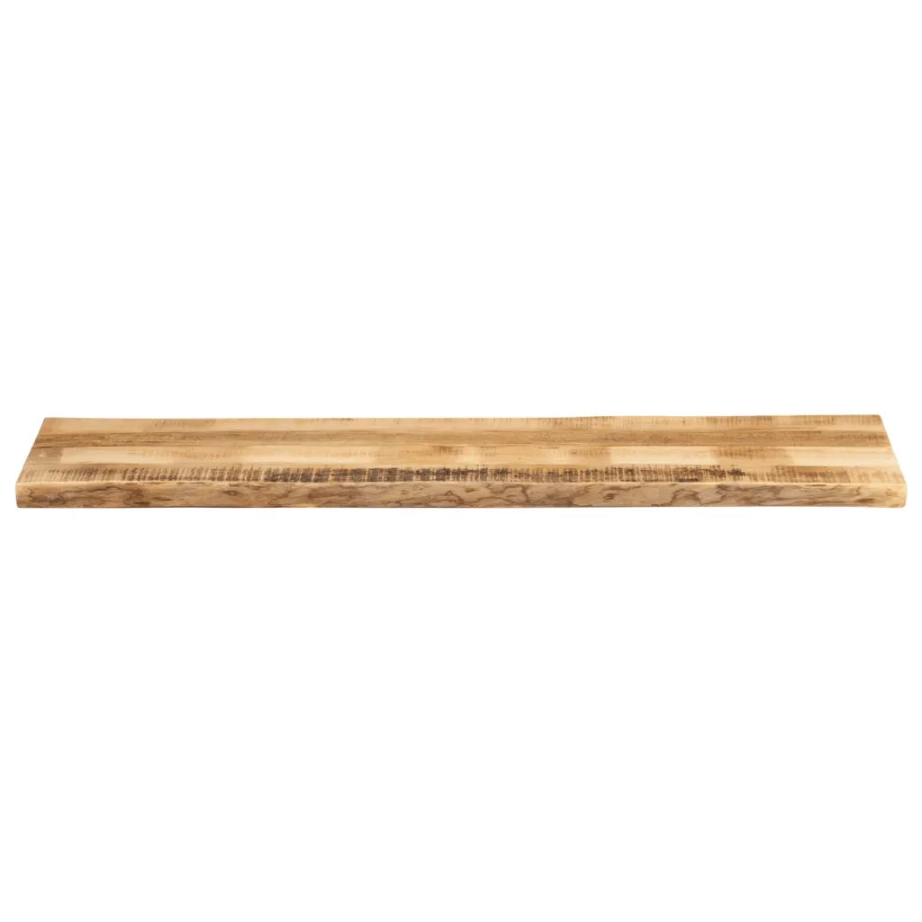 vidaXL Piano Tavolo Bordi Vivi 160x40x2,5 cm Legno di Mango Grezzo