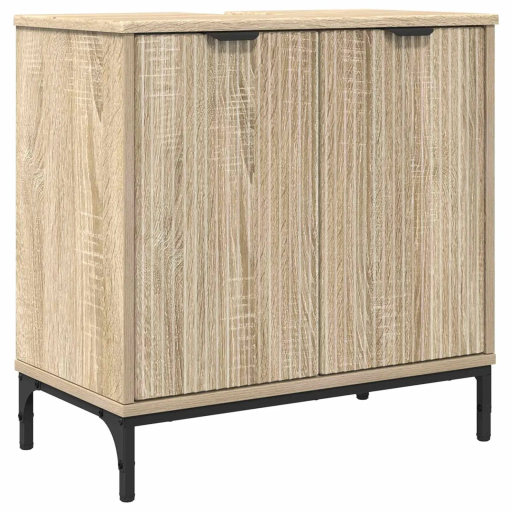 Armadio per Lavabo da Bagno Rovere Sonoma 60,5 x 33,5 x 61 cm 883416
