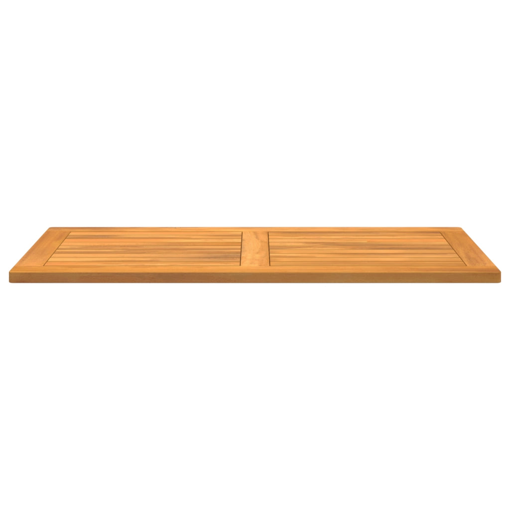 Tavolo 100x50x2,2 cm Rettangolare in Legno Massello