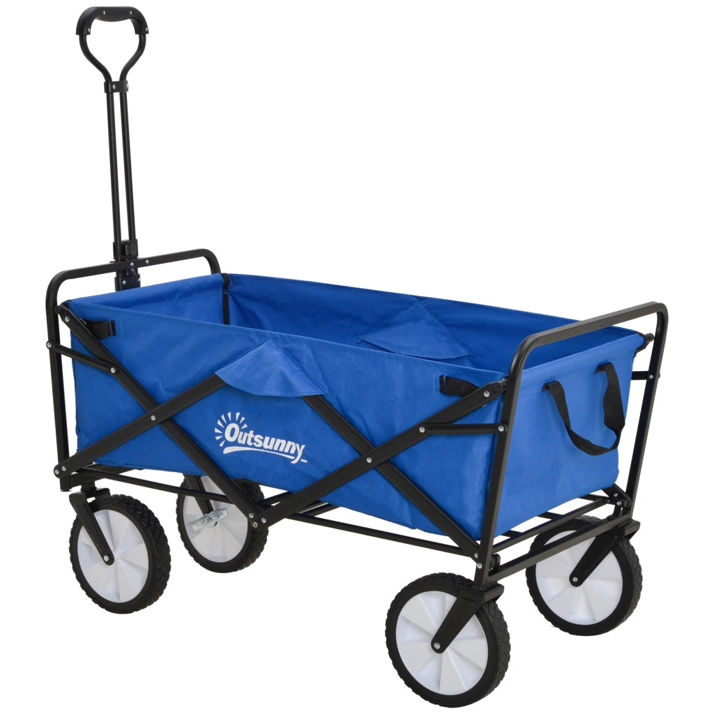 Carrello da giardino pieghevole ¨C zephmum ¨C 68 kg capacit¨¤ di carico
