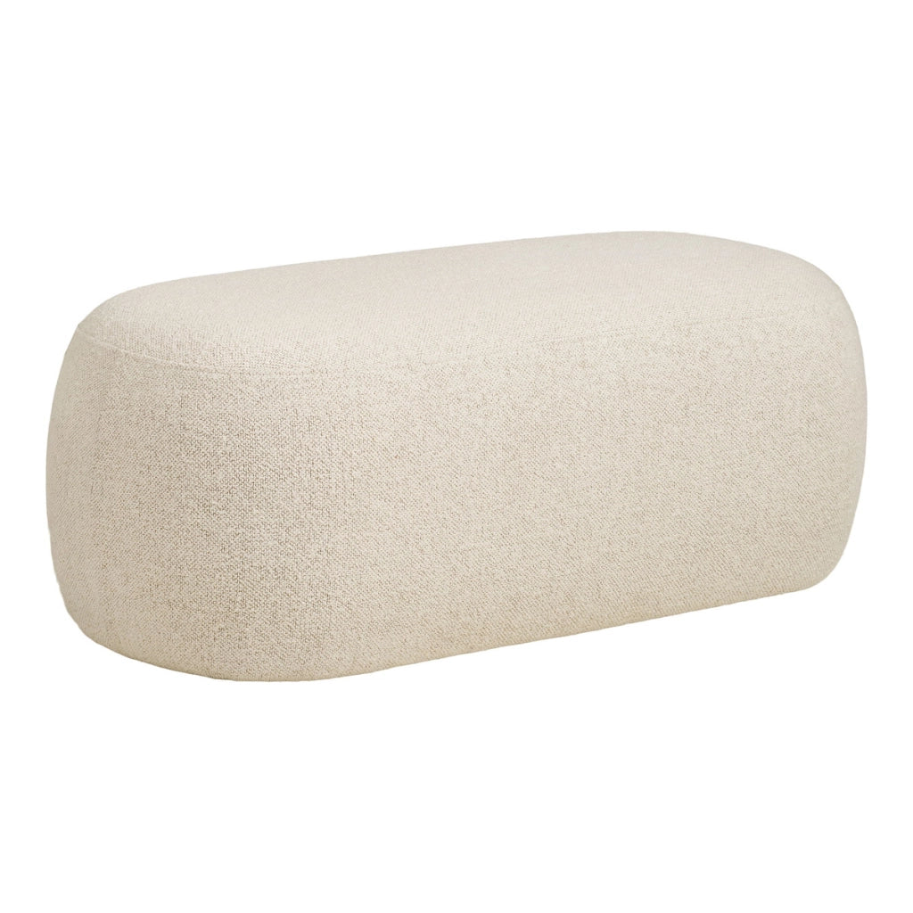 Panca Blossomville, Bianco, Poliestere, 50x100x38 cm