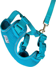 Harnas per gatti medio blu-verde Adventure - regolabile (53804015)