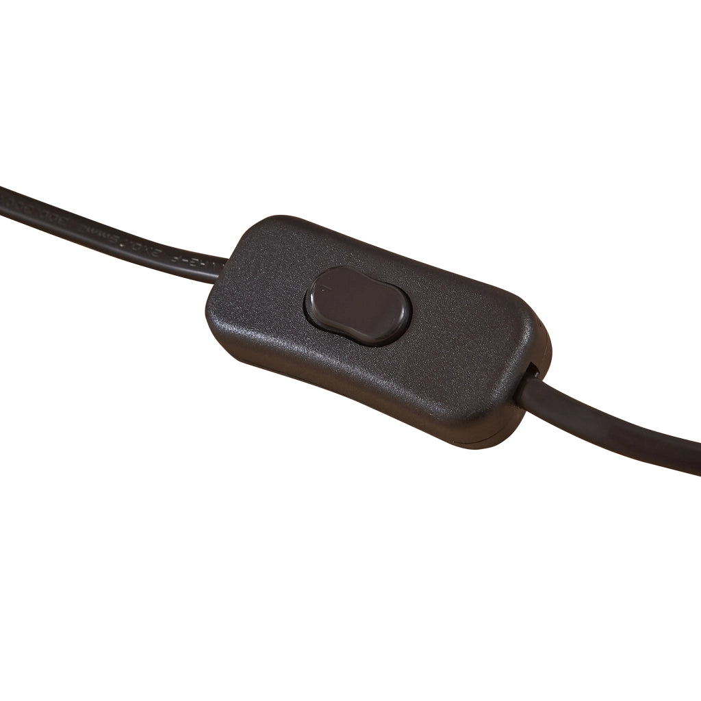 Lampada da Tavolo Scrivania Oldibro in Metallo con Paralume Semisferico 45 x 28 x 15 cm - Nero lux.pro