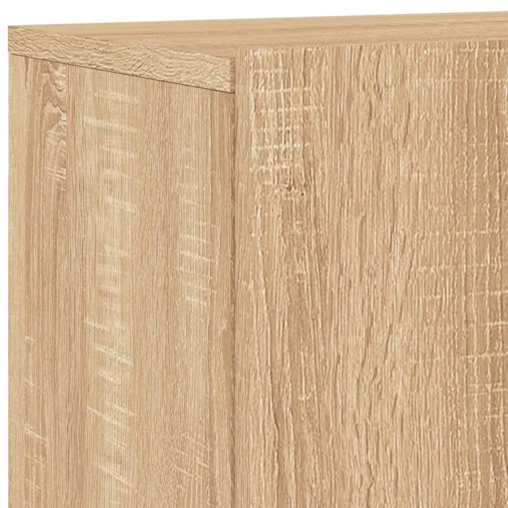 Mobile TV multimediale scaffale TV credenza mobile TV sala da pranzo soggiorno camera da letto 5 pezzi rovere Sonoma legno ingegnerizzato marrone 02_0029299