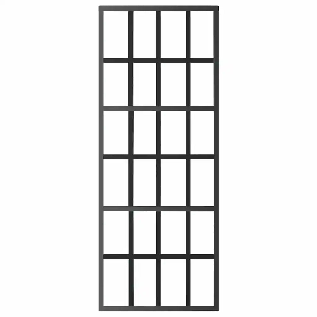 Porta Scorrevole in Vetro ESG e Alluminio 76x205 cm Neracod mxl 79387