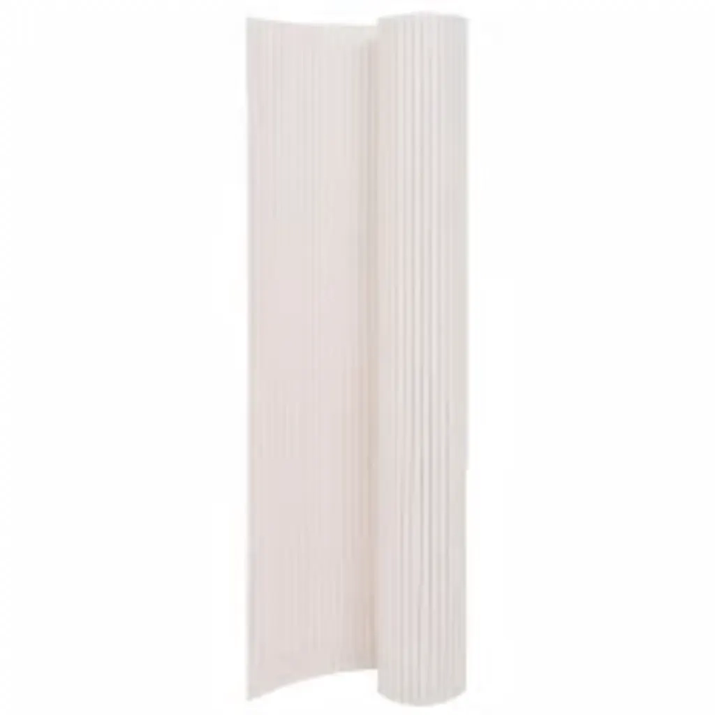 Recinzione da Giardino a Doppio Lato 110x300 cm Bianca cod mxl 15340