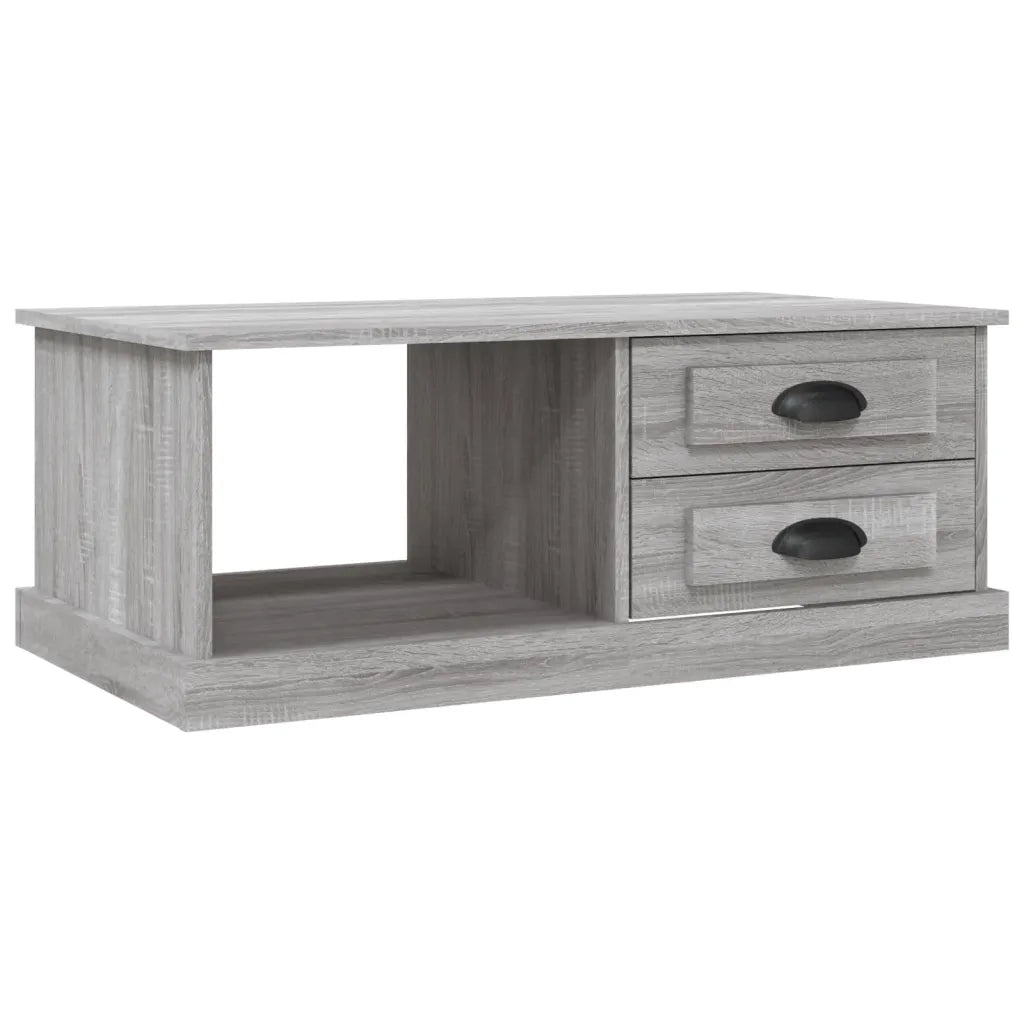 Tavolino da Salotto Grigio Sonoma 90x50x35 cm Legno Multistrato 816246