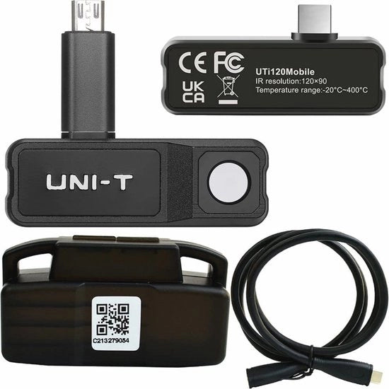 Termocamera per smartphone | Analisi di temperatura da -20 °C a +400 °C
