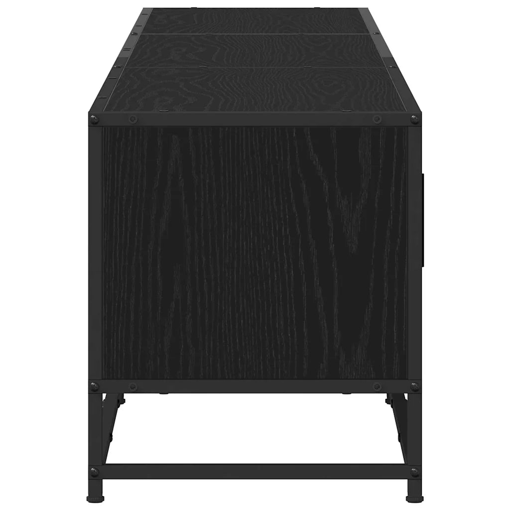 vidaXL Mobile TV Rovere nero 240 x 35 x 41 cm Legno multistrato