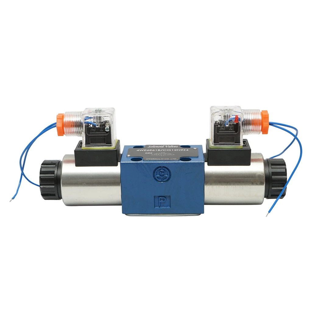 Elettrovalvola direzionale 12VDC 25W per impianti idraulici controllo flusso a 6 vie HDQX126J 4WE6J61B CG12N9Z4