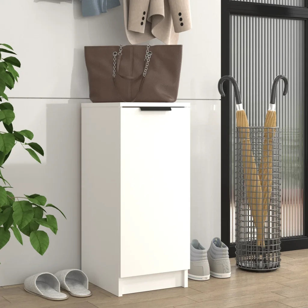 Scarpiera | Mobile per scarpe Bianca 30x35x70 cm in Legno Multistrato