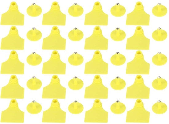 Etichette di Identificazione per Animali da Felina e Bovina - 20 Stuks - Identificazione Durevole - Colori Vividi - Resistente allo Scavo - Etichette per Identificazione Animale