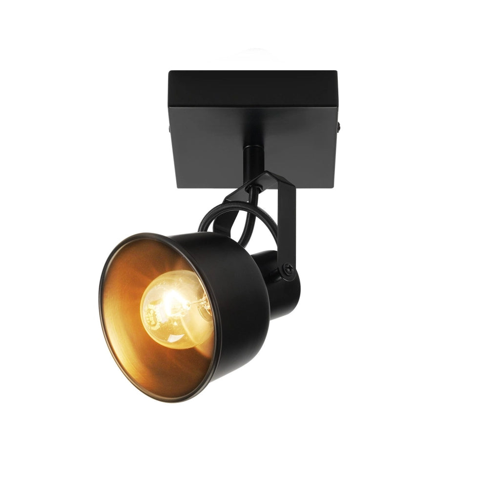 ZMH Faretto da soffitto 1 fiamma vintage E14 anche parete per cucina camera letto