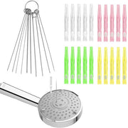 Kit di pulizia per doccia multifunzionale - 30 pezzi - Antiversting - Adatto per la doccia - Set di spazzole per doccia - Utilizzabile in bagno