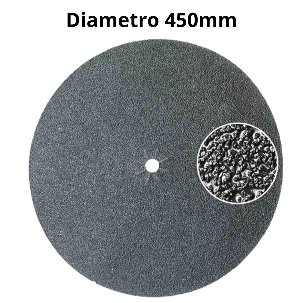 Disco abrasivo bifacciale grana 100 carburo silicio carteggio superfici