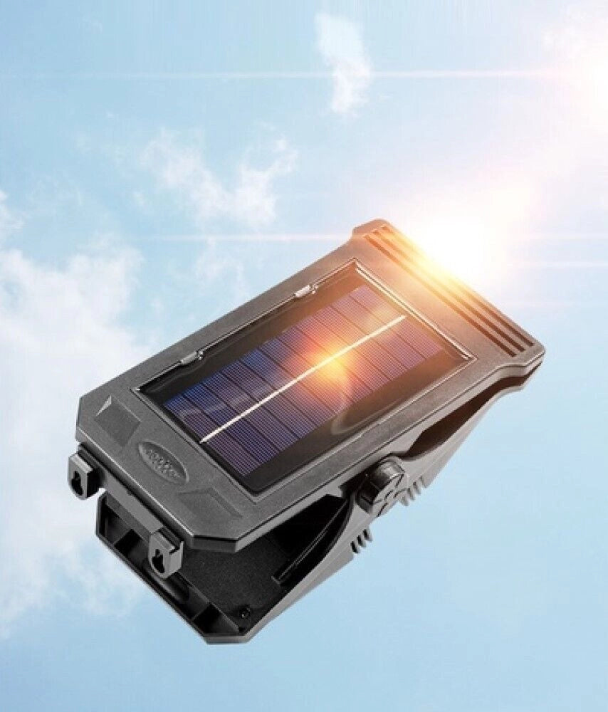 Zanzariera Lampada faretto luce solare da giardino 128 led SMD W7104-1