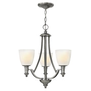 Lampadario Truman nichel antico 3 luci E27 Hinkley