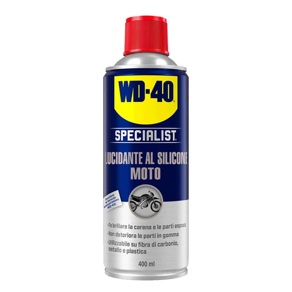 WD40 Specialist Moto Spray Lucidante al Silicone 400 ml Spray WD40
