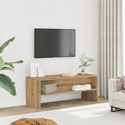 Mobile Porta TV Rovere Artigianale 100x40x40 cm in Truciolato
