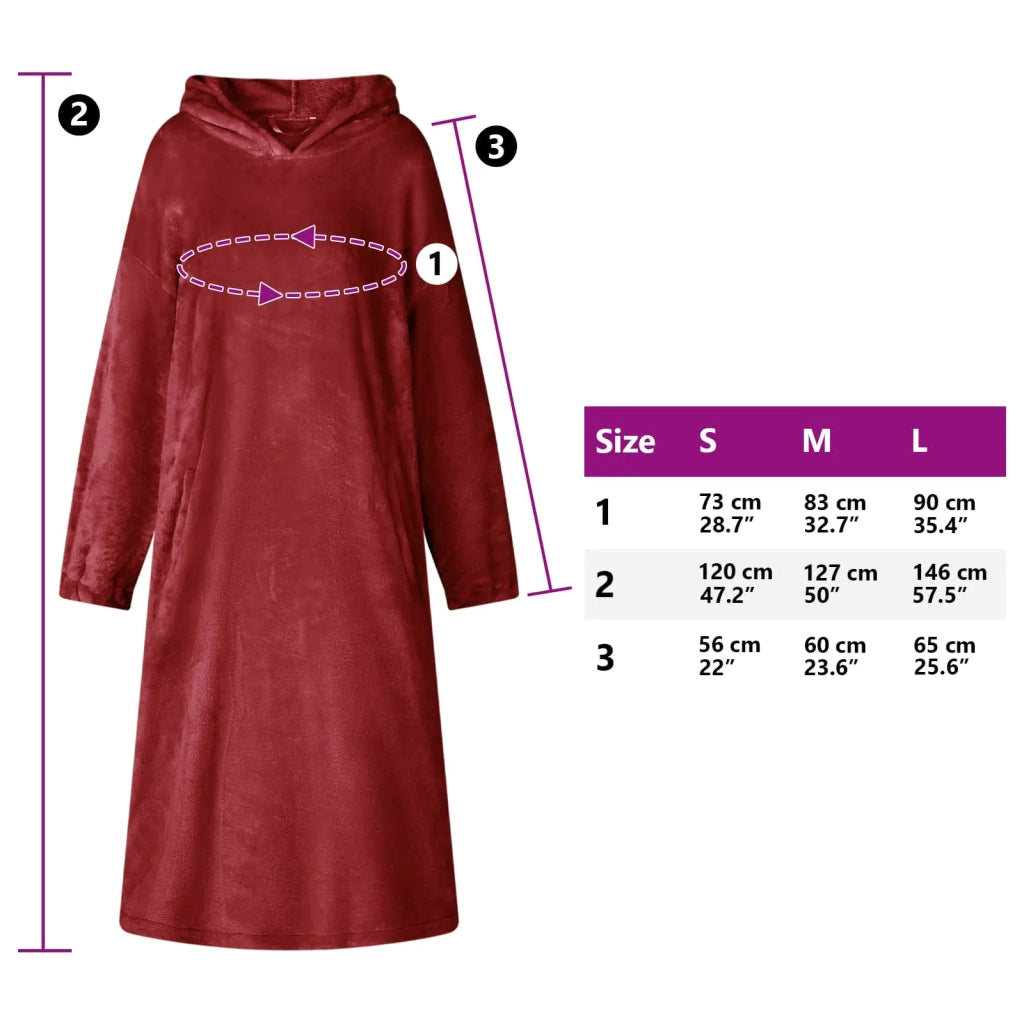Felpa coperta Rosso Bordeaux l Flanella CFW1357759